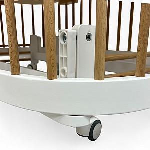 Patut copii Eucalyptus Napoli Plus Universal (DS-N141) Alb/Natural