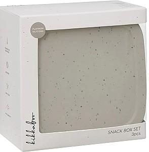 Set de recipiente alimentare Kikka Boo Platinum Silicone Sand Beige