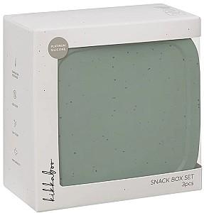 Set de recipiente alimentare Kikka Boo Platinum Silicone Sage Mint