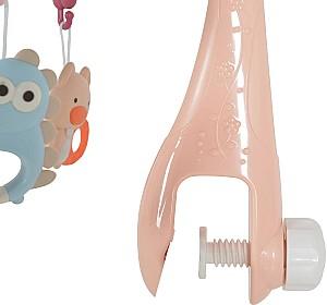 Carusel pentru patuc Moni Penguin Pink