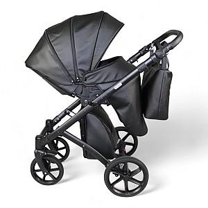 Carucior 2 in 1 Sojan Accord Piele (2010603) Black
