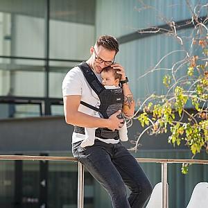 Marsupiu pentru bebelusi Kikka Boo Hoody Fly Knit Mint