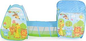 Cort pentru copii Moni Zoo 3 in 1 Blue