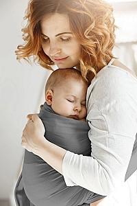 Marsupiu pentru bebelusi Moni Cherish Grey