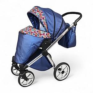 Carucior 2 in 1 Sojan Azurro (2010509) Albastru/Flori