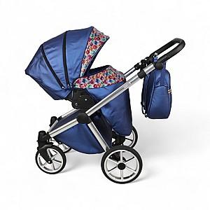 Carucior 2 in 1 Sojan Azurro (2010509) Albastru/Flori