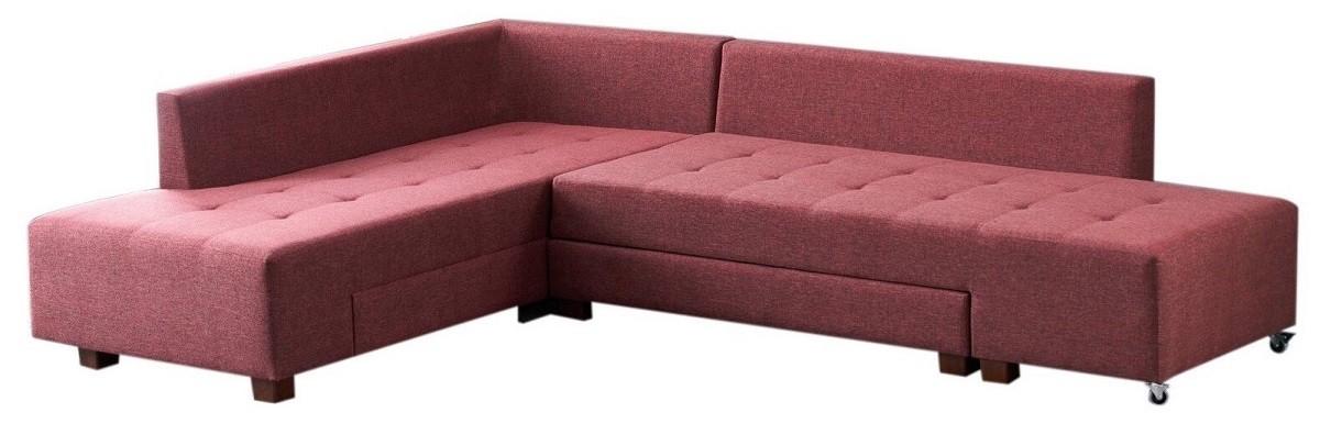 Canapea coltar Trendy Manama Stanga Rosu Claret