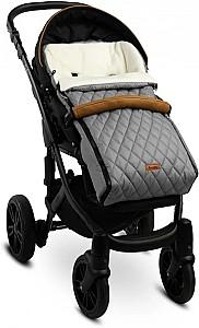 Husa de iarna pentru carucioare Sensillo Quilted Polar Romper Grey