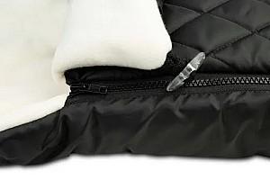 Husa de iarna pentru carucioare Sensillo Quilted Polar Romper Black