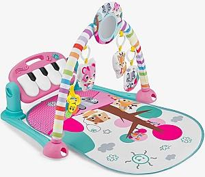 Covoras de joaca copii Kikka Boo Piano Forest Pink