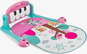 Covoras de joaca copii Kikka Boo Piano Forest Pink