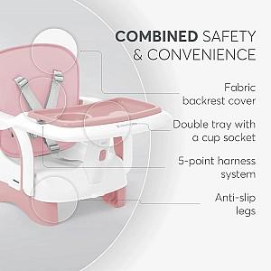 Scaun de masa simplu Kikka Boo Chewy Pink