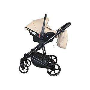 Carucior 3 in 1 Sojan Sibex Extra Piele (2010403) Bej