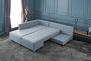 Canapea coltar Trendy Manama Stanga Albastru deschis