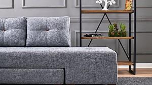 Canapea coltar Trendy Manama Stanga Gri