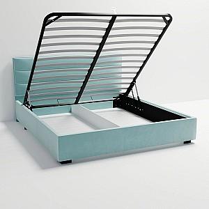 Pat la comanda My-Style my-Amy 180x200 M16 (Albastru)