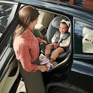 Scaun auto copii KinderKraft i-Grow Pro i-Size Black (KCIGRO00BLK0000)