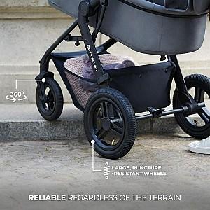 Carucior 3 in 1 KinderKraft Moov 3in1 Pure Air Black (KSMOOV02BLK0000)