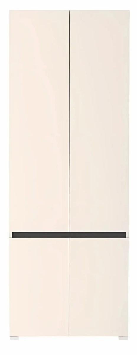 Dulap Yasen London SZF4D Cașmir (Bej) / Antracit (Gri)