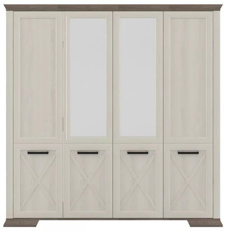 Dulap Yasen Marsel SZF4D Frasin De Zapada / Stejar Sonoma Trufa