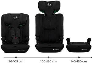 Scaun auto copii KinderKraft I-Comfy i-Size Black (KCICOM00BLK0000)
