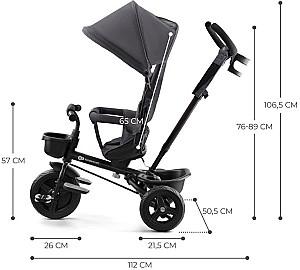 Tricicleta copii KinderKraft Aveo Malachite Grey (KRAVEO00GRY0000)