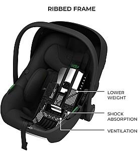 Scaun auto copii KinderKraft I-Light Graphite Black (KCILIT00BLK0000)