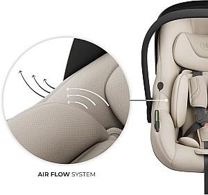 Scaun auto copii KinderKraft I-Light Beige (KCILIT00BEG0000)