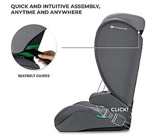 Scaun auto copii KinderKraft I-SPARK i-Size gr. 2/3 (100-150 cm.) gri
