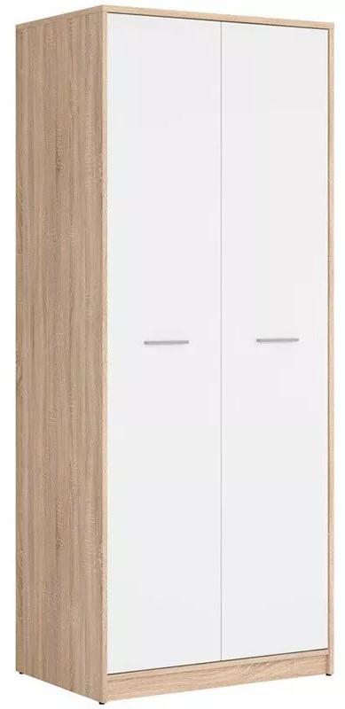 Dulap Yasen Nepo SZF2D Stejar Sonoma/Niphea Alba