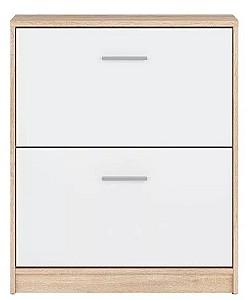 Dulap pentru incaltaminte Yasen Nepo SFB2K Stejar Sonoma/Niphea Alba