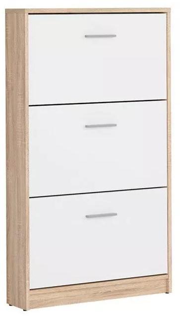 Dulap pentru incaltaminte Yasen Nepo SFB3K Stejar Sonoma/Niphea Alba