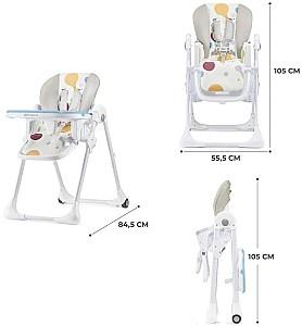 Scaun de masa simplu KinderKraft Yummy Multicolored (KKKYUMMMUL0000)