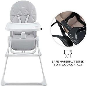 Scaun de masa simplu KinderKraft Binci Light Grey (KHBINC00LGR0000)