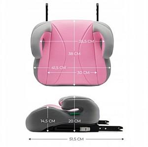 Scaun auto copii KinderKraft I-BOOST i-Size (135-150 cm.) roz