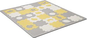 Covoras de joaca copii KinderKraft Luno Sharpes Yellow (KPLUSH00YEL0000)