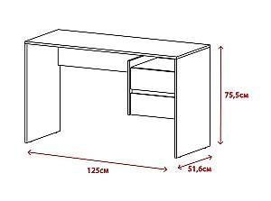 Masa de birou Yasen Paco PC3 Old Style Inchis / Matera + Fotoliu Waltz OC-833