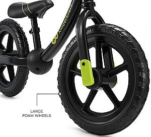 Bicicleta fara pedale KinderKraft 2Way Next Black (KR2WAY25BLK0000)
