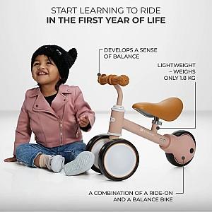 Bicicleta fara pedale KinderKraft Cutie Light Beige (KRCUTI00BEG0000)