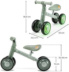Bicicleta fara pedale KinderKraft Cutie Flash Green (KRCUFL00GRE0000)