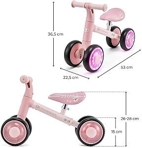 Bicicleta fara pedale KinderKraft Cutie Flash Pink (KRCUFL00PNK0000)