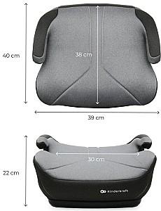 Scaun auto copii KinderKraft I-Boost 2 i-Size Grey (KCIBOO02GRY0000)