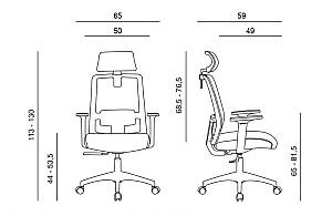 Fotoliu de birou Antares Delfo Black