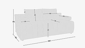 Canapea GABI DOMINO Paros 03(Bej)