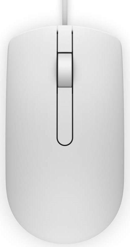 Mouse DELL Optical Mouse-MS116 - White (570-AAIP)