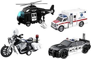 Tehnica speciala Wenyi Set vehicule de poliție cu fricțiune WY500-4