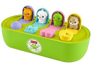 Jucarie interactiva Fisher  price De-a v-ați ascunselea cu animalele (JDL66)