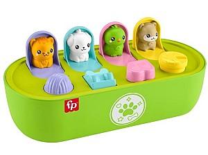 Jucarie interactiva Fisher  price De-a v-ați ascunselea cu animalele (JDL66)