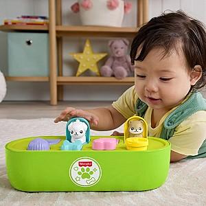 Jucarie interactiva Fisher  price De-a v-ați ascunselea cu animalele (JDL66)