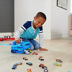 Set de jucarii Hot Wheels Transportor cu doi dragoni (JBM72)